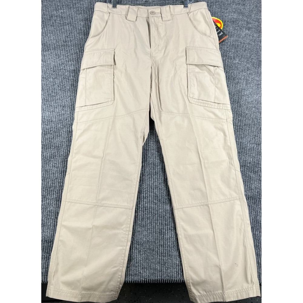 Under Armour Storm Tactical Cargo Pants Mens Size 34x32 Beige Work Active New